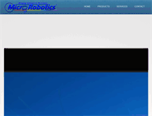 Tablet Screenshot of micro-robotics.com